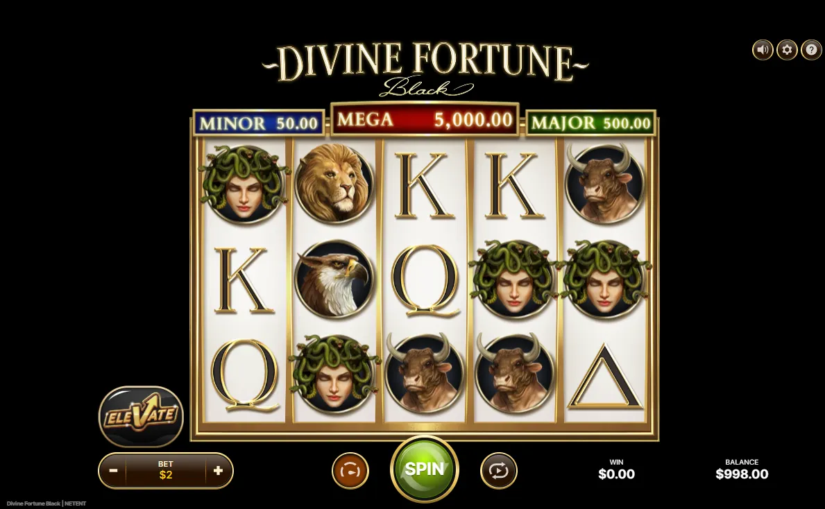 Divine Fortune Black