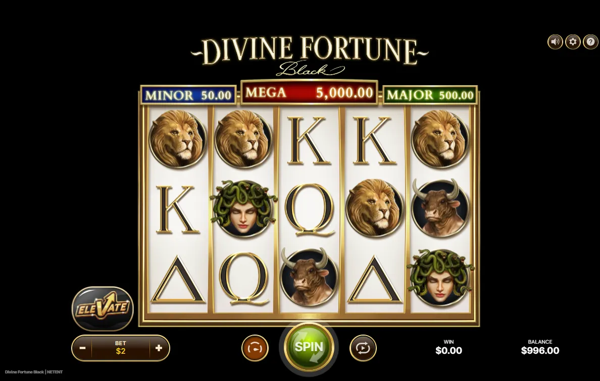 Divine Fortune Black Slot